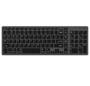 Imagem de Teclado Sem Fio 2.4G+Bluetooth 5.0 - 102 Teclas, Dual Mode, Cinza