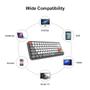 Imagem de Teclado Sem Fio 84 Teclas - Dual Mode Bluetooth para Windows/iOS/Android (Verde)