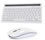 Imagem de Teclado Sem Fio Bluetooth Branco P/ Celular Tablet 