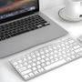 Imagem de Teclado Sem Fio Bluetooth Padrão ABNT Design Elegante e Ultra Slim com 78 Teclas Silenciosas Ideais