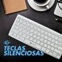 Imagem de Teclado Sem Fio Bluetooth Padrão ABNT Design Elegante e Ultra Slim com 78 Teclas Silenciosas Ideais