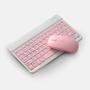 Imagem de Teclado Sem Fio Bluetooth Recarregável Com Mouse Rosa