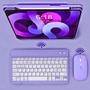 Imagem de Teclado Sem Fio Bluetooth Recarregável Com Mouse - ROXO