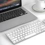 Imagem de Teclado Sem Fio Branco Conexão Rápida Eficiênte