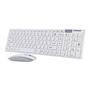 Imagem de Teclado sem fio com mouse SLIM BRANCO