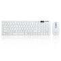 Imagem de Teclado sem fio com mouse SLIM BRANCO