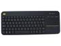 Imagem de Teclado sem Fio com Touchpad Logitech ABNT2 - Cinza K400 Plus