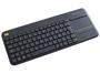Imagem de Teclado sem Fio com Touchpad Logitech ABNT2 com - Cinza K400 Plus