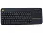 Imagem de Teclado sem Fio com Touchpad Logitech ABNT2 com - Cinza K400 Plus