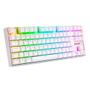 Imagem de Teclado Sem Fio Gamer Mecânico Redragon Kurama Pro Wireless, Bluetooth, Switch Blue, ABNT2 - Branco - K552RGB-BRS-W (PT BLUE)