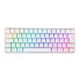 Imagem de Teclado Sem Fio Gamer Motospeed, RGB, Wireless e Bluetooth, Switch Brown, US, Branco - SK66