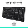 Imagem de Teclado Sem Fio Logitech K270 - Tamanho Normal - Compatível com Windows