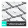 Imagem de Teclado Sem Fio Logitech MX Keys Mini, Iluminação Smart, Bluetooth, USB, Easy-Switch, Recarregável, Cinza Claro - 920-010506