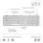 Imagem de Teclado Sem Fio Logitech MX Keys S, Iluminação Inteligente, Bluetooth ou USB Tipo-C e Logi Bolt, Bateria Recarregável, Cinza - 920-011564
