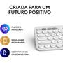 Imagem de Teclado Sem Fio Logitech Pebble Keys 2 K380s Bluetooth Branco US -  920-011790