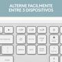Imagem de Teclado sem fio Logitech Signature Slim K950 Com Conexão Bluetooth ou Receptor USB Logi Bolt Incluso e Layout US INTL, Branco - 920-012601