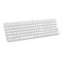 Imagem de Teclado sem fio Logitech Signature Slim K950 Com Conexão Bluetooth ou Receptor USB Logi Bolt Incluso e Layout US INTL, Branco - 920-012601