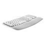 Imagem de Teclado Sem Fio Logitech Wave Keys Bluetooth USB Ergonômico Branco US 920-012282