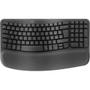 Imagem de Teclado Sem Fio Logitech Wave Keys - Preto Grafite (920-012278)