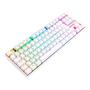 Imagem de Teclado Sem Fio Mecânico Gamer Kumara Pro, RGB, Switch Red, Wireless e Bluetooth, Branco - Redragon