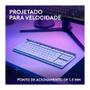 Imagem de Teclado Sem Fio Mecânico Gamer Logitech G515, RGB, Bluetooth, com Design TKL,Tecnologia Lightspeed, Branco - 920-012535