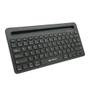 Imagem de Teclado Sem Fio Recarregável Mult-Device RC/BT K-BT100BK C3Tech - Preto