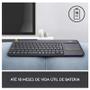 Imagem de Teclado sem fio touch logitech k400 plus compativel com smart tv