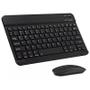Imagem de Teclado Sem Fio Ultra Fino Bluetooth Para Tablet e Celular, Computador, Android, Note, Com Tecla "Ç", Padrão ABNT2 Preto