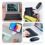 Imagem de Teclado Sem Fio Ultra Fino Bluetooth Para Tablet e Celular, Computador, Android, Note, Com Tecla "Ç", Padrão ABNT2 Preto