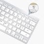 Imagem de Teclado Sem Fio Ultra Fino Bluetooth Para Tablet e Celular, Computador, Android, Note, Com Tecla "Ç", Tecla COMMAND”