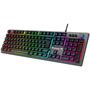 Imagem de Teclado Semi-Mecânico Gamer Fortrek Holt Grafite, LED Rainbow, ABNT2, Grafite - 70550