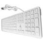Imagem de Teclado Slim Rise Mode, USB 2.0, ABNT2, Branco - RM-TS-FW