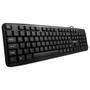 Imagem de Teclado Slim USB, Design Ergonômico e Confortável, Modelo 4001-01, GigaTech, Preto