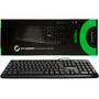 Imagem de Teclado Slim USB, Design Ergonômico e Confortável, Modelo 4001-01, GigaTech, Preto
