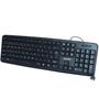 Imagem de Teclado Usb com Fio Padrão ABNT2 Computador Pc Notebook Escritório Standard Exbom BK-102 Preto