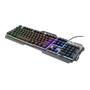 Imagem de Teclado usb gamer esca illuminated rainbow gxt 853 trust preto 23796