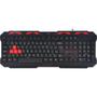 Imagem de Teclado usb gamer spider fortrek gk706 multimidia preto/vermelho 