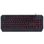 Imagem de Teclado USB Gamer VX Gaming Draco com Macros, Multimidia LED 3 Cores ABNT2 Preto - GT400