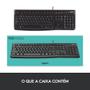 Imagem de Teclado USB Logitech K120 - 920-004423