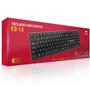 Imagem de Teclado USB Padrao KB-14BK Preto C3 TECH