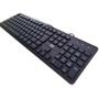 Imagem de Teclado USB soft Com Fio Multimidia Computador Plug Play Preto