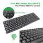 Teclado Wireless 2.4ghz Certificado Anatel Abnt2 Office 5+ Imagem de Teclado Wireless 2.4ghz Certificado Anatel Abnt2 Office 5+
