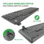 Teclado Wireless 2.4ghz Certificado Anatel Abnt2 Office 5+ Imagem de Teclado Wireless 2.4ghz Certificado Anatel Abnt2 Office 5+