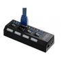Imagem de Teclas on e off  hub 3.0 com 4 portas usb