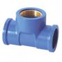 Imagem de Tee Azul Krona Liso Rosca 20Mm X 1/2''  504 . / Kit C/ 20