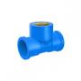 Imagem de Tee Azul Tigre Liso Liso Rosca 20Mm X 1/2'' - Kit C/20