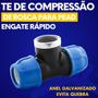 Imagem de Tee De Compressão PP P/PEAD 50x50 1'' Rosca Femea
