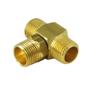 Imagem de Tee Latão 1/2" NPTM x 1/2" NPTM x 1/2" NPTM