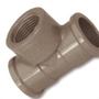 Imagem de Tee Marrom Tigre Liso Liso Rosca 25Mm X 3/4''  - Kit C/20