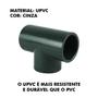 Imagem de Tee rosca/soldável 1-1/2" upvc cinza 50mm